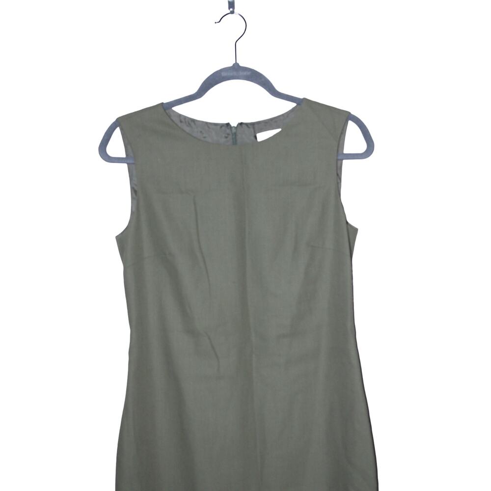 Izzac M. army Green Wool Dress size 8